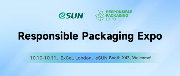 2023.10.10-10.11, eSUN está a punto de aparecer en la Responsible Packaging Expo