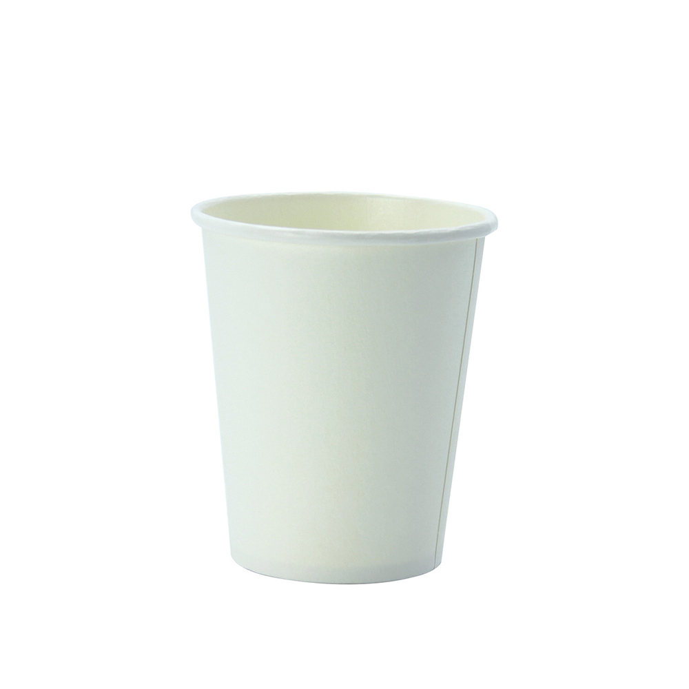 8oz White Single Wall Paper Cups Featured Image