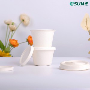 Biodegradable Bagasse Pulp Sauce cup