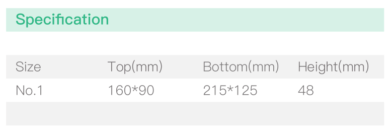 Kraft Boat Tray Specification