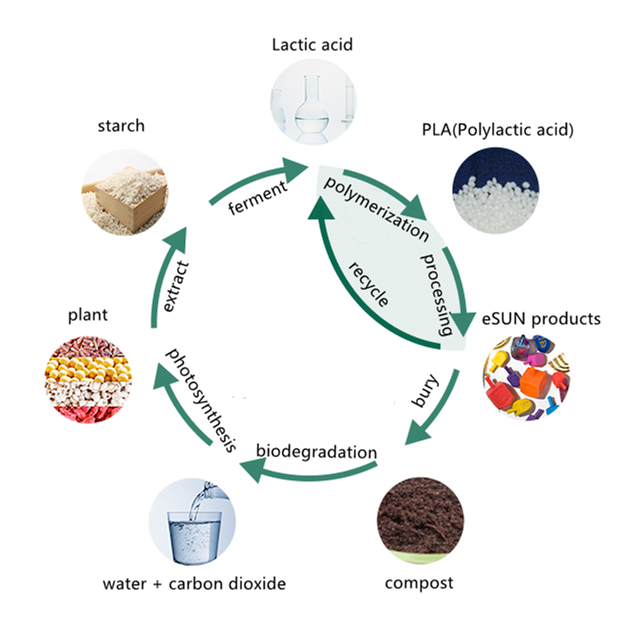 Graphique du cycle PLA