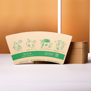 PLA/PE Coated Fan-shaped Paper/Sheet Paper