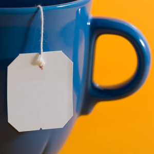 Tea bag hang tag